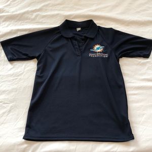 Navy Miami Dolphins Foundation polo